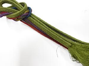 正絹　手組帯締め